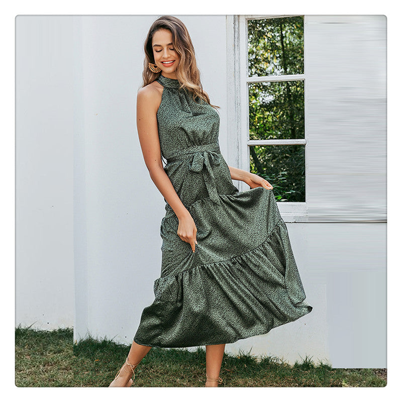 Print Midi-Kleid Damen Detail Muster – Sévea Schweiz