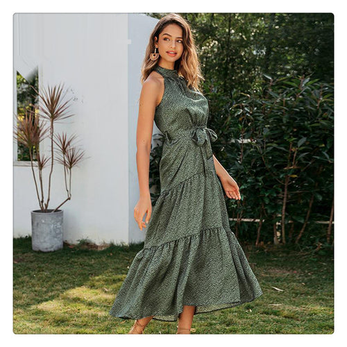 Statement Midi-Kleid Rückansicht Damen – Sévea