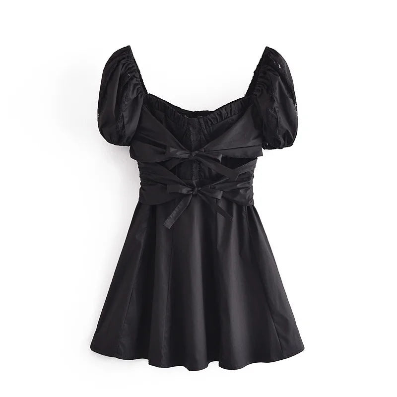 Verspieltes Minikleid Puffärmel Detail – Sévea Schweiz